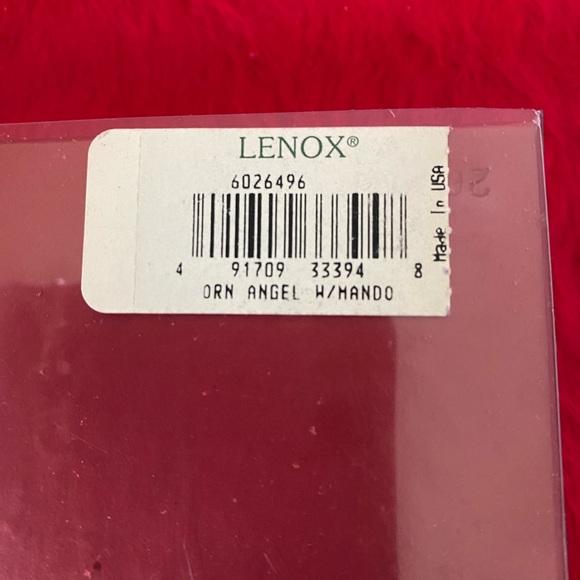 Lenox Vintage Rare Lenox Baroque Angel w/Mandolin Ornament. - Picture 2 of 9